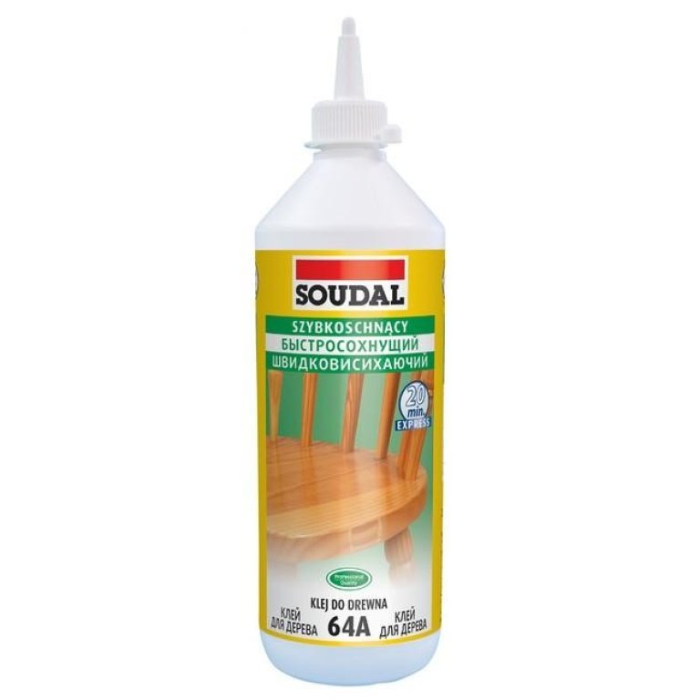 Soudal Klej Do Drewna Szybki 64A-750ml