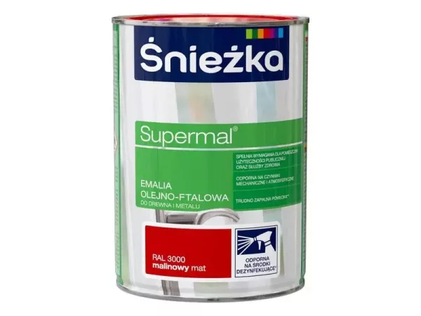 sniezkasupermal-emalia-olejno-ftalowaral3000-mat800ml