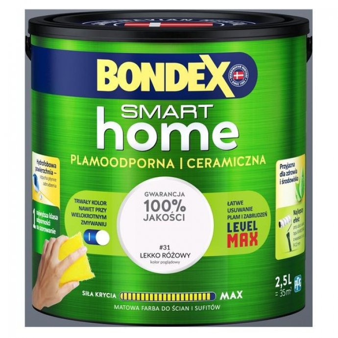 bondex smart home 2,5l 31-lekko-różowy
