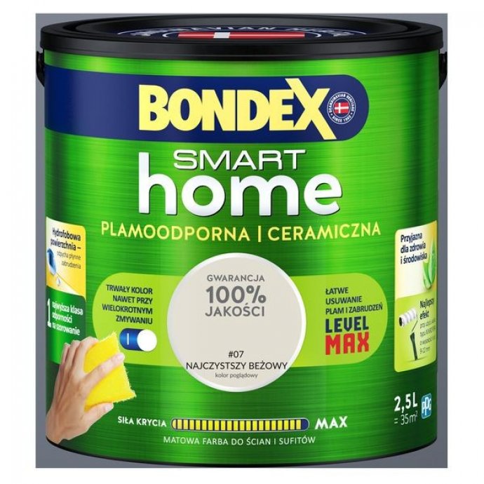bondex smart home 2,5l 07-najczystszy-beżowy