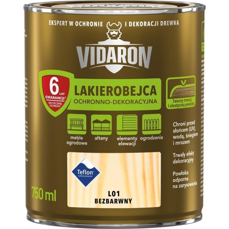 Vidaron lakierobejca L01 bezbarwna 0,75l