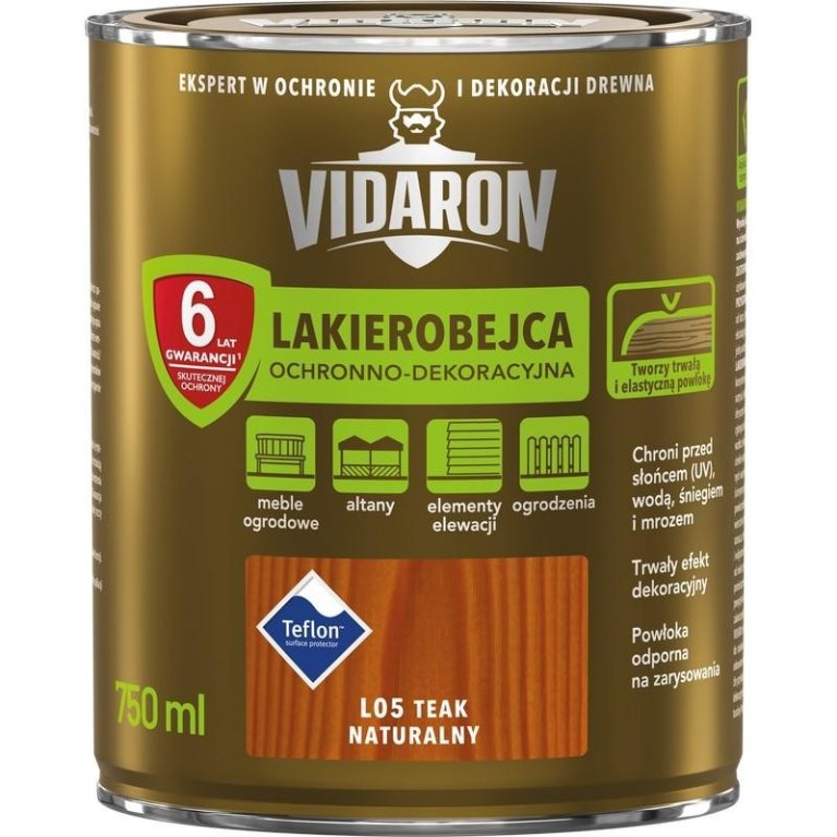 Vidaron lakierobejca L05 teak naturalny 0,75l