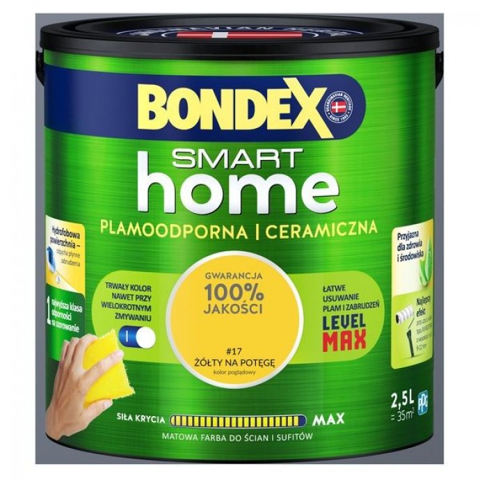 bondex smart home 2,5l 17-żółty-na-potęgę